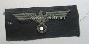 WH (Heeres) later- (ie. mid-war-) period- and/or bluish-grey-coloured 'Panzer'-type side-cap-eagle …