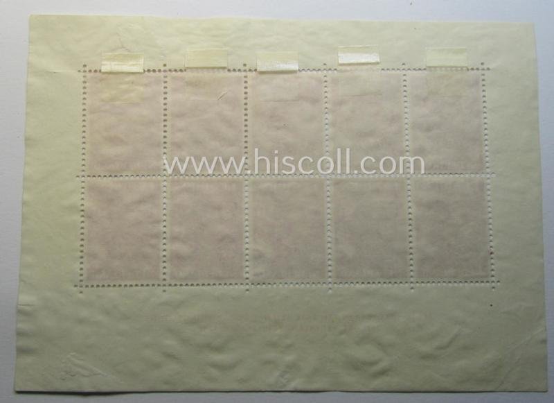 Neat - and complete! - set comprising of two Dutch 'blocks' of resp. 10 (ie. 4) postage-stamps, both as issued in mid-1942 in order to raise funds for the: 'Voorzieningsfonds' of the Dutch Legion (ie. for the Waffen-SS volunteers) — image 7