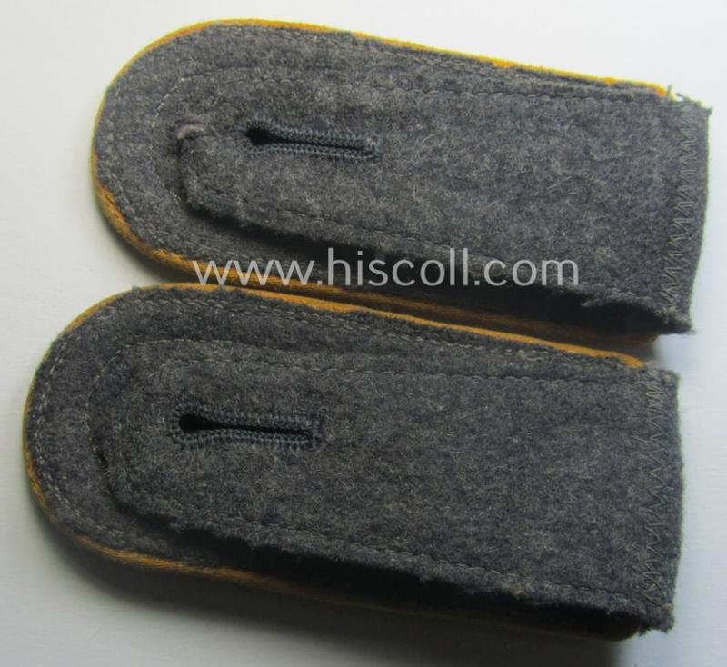Pair of WH (Luftwaffe) 'cyphered', NCO-type shoulderstraps: 'Feldwebel der Flieger o. FJ-Truppen u. Mitglied einer Kriegsschule' — image 3