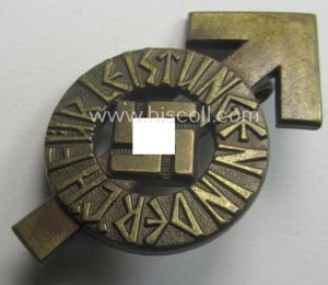 HJ- (ie. 'Hitlerjugend'-) sports-badge (or: 'HJ-Leistungsrune') of the bronze-class being …