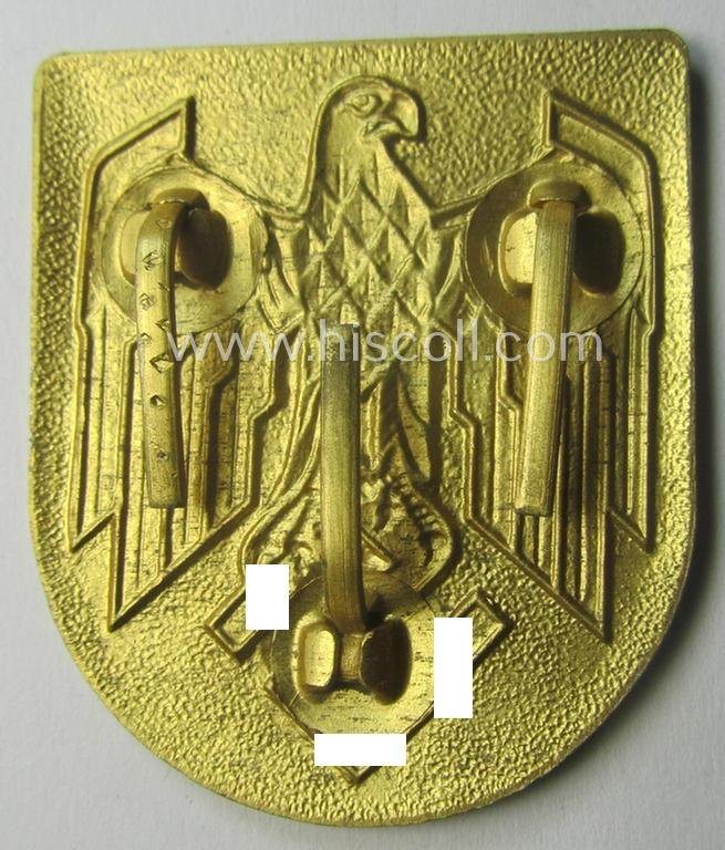 WH (KM) tropical eagle-'pith-helmet'-shield (being a: non-marked example that comes in a 'virtually mint' condition) — image 2
