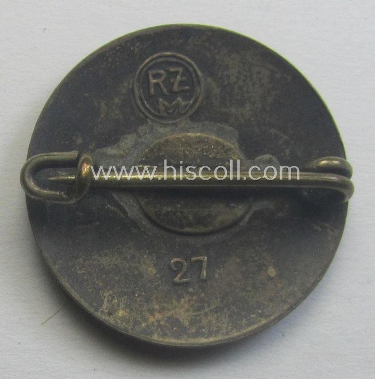 'N.S.D.A.P. - Parteiabzeichen' showing the makers'-designation: 'RzM' and/or: '27' — image 2