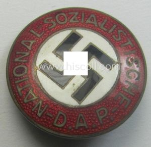 'N.S.D.A.P. - Parteiabzeichen' showing the makers'-designation: 'RzM' and/or: '27'