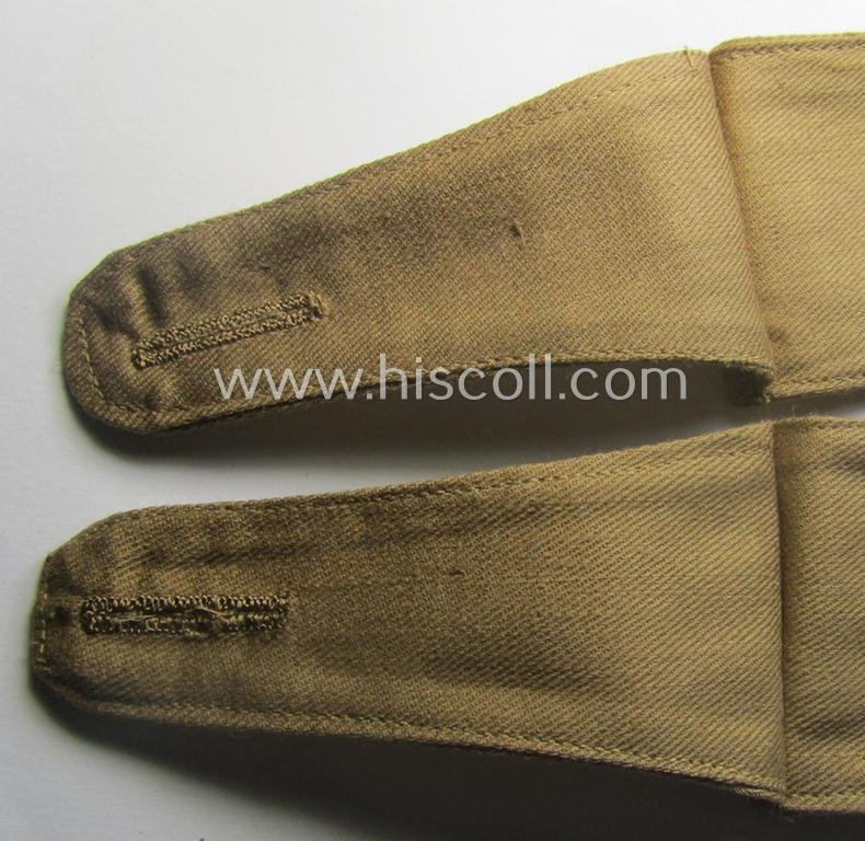 Pair of WH (Kriegsmarine) 'tropical-styled', EM-type shoulderstraps (as intended for usage on the tropical-shirts ie. tunics): 'Matrose' — image 5