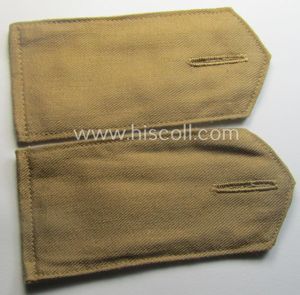 Pair of WH (Kriegsmarine) 'tropical-styled', EM-type shoulderstraps (as intended for …