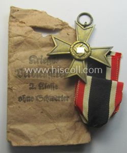 Fully matching medal-set: 'KvK 2. Klasse o. Schwn.' being a …