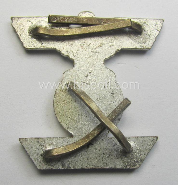 Moderately used- and/or worn (but not mounted!) example of a: 'Wiederholungsspange zum EK II. Kl.' as was (I deem) produced by the: 'Wilh. Deumer'-company — image 3