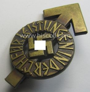 HJ- (ie. 'Hitlerjugend'-) sports-badge (or: 'HJ-Leistungsrune') of the bronze-class being …