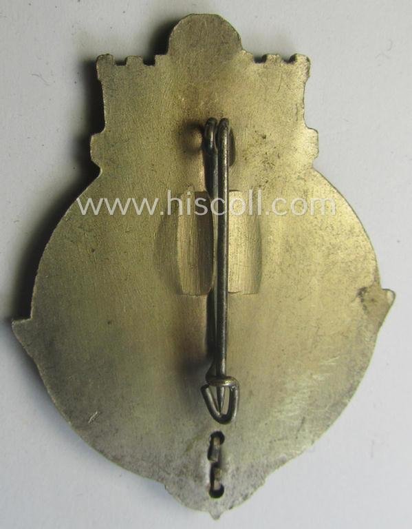 Rarely found, HJ- ie. BDM (ie. 'Hitlerjugend' or: 'Bund Deutscher Mädel') related day-badge: 'Reichskampf Hamburg 1938' — image 3