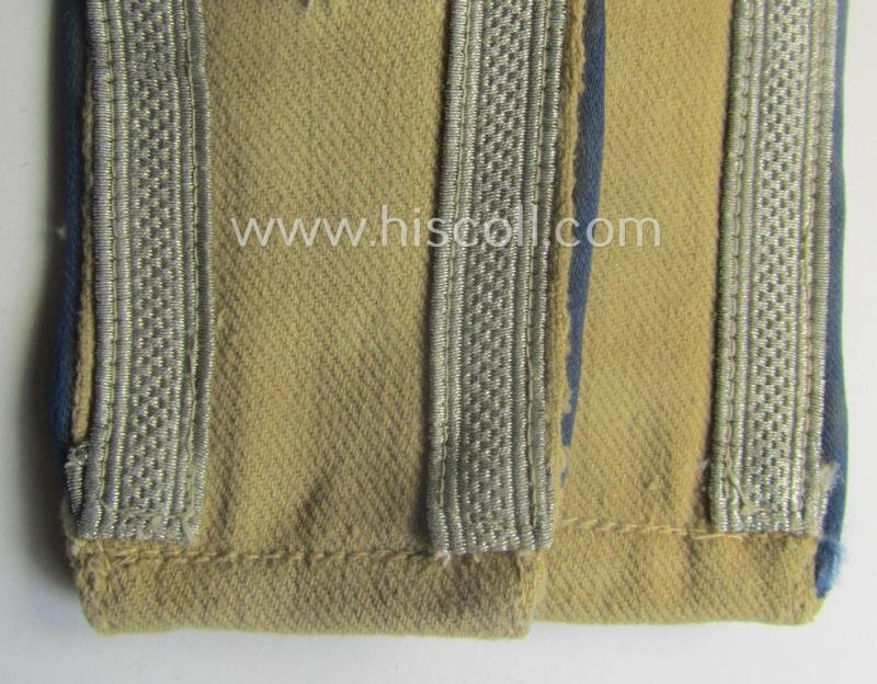 Pair of WH (Luftwaffe) 'tropical-styled' shoulderstraps (as was specifically for usage on the tropical-shirts ie. tunics) as was intended for usage by an: 'Uffz. der Sanitäts-Trpn.' — image 2