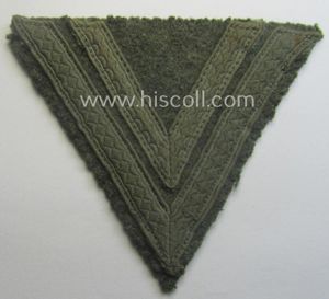 WH (Heeres) 'Armwinkel' (or: arm-chevron) as executed on typical field-grey-coloured …