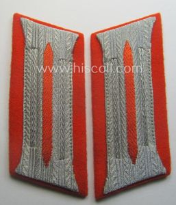 Pair of WH (Heeres) EM- (ie. NCO-) type, so-called: 'Waffenrock'- …