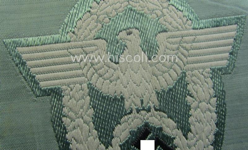 Police- (ie. 'Polizei'-) related armbadge (ie. arm-eagle) being a typical 'BeVo'-woven example — image 2