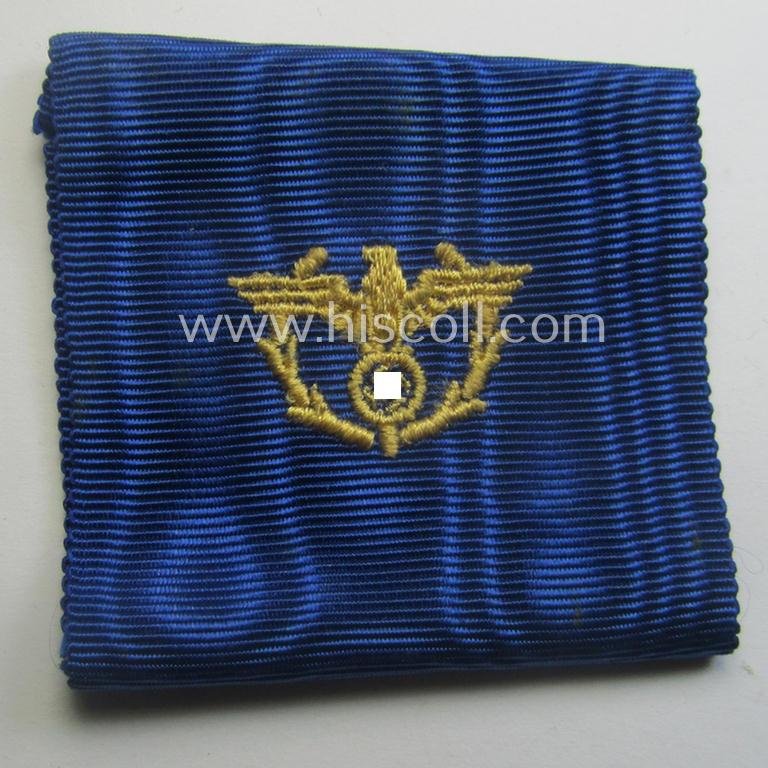 'Zollgrenzschütz-Ehrenzeichen' (or: customs loyal-service medal) that comes together with its full-length ribbon (ie. 'Bandabschnitt') — image 2