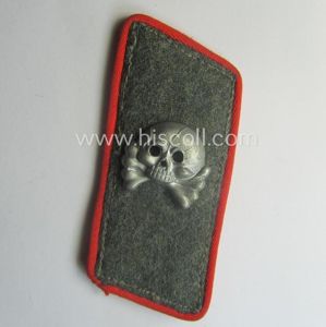 Single, mid- (ie. later-war-) period, WH (Heeres) field-grey-coloured, woolen-based- and/or …