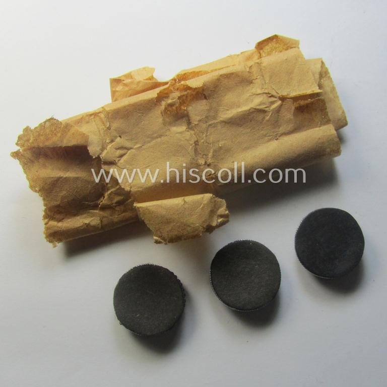 'Virtually mint- ie. unissued' and neatly hand-embroidered, WH (Heeres o. Luftwaffe) officers'-pattern side-cap-cocarde (ie. 'Mützenkokarde für Offiziers-Schiffchen') — image 3