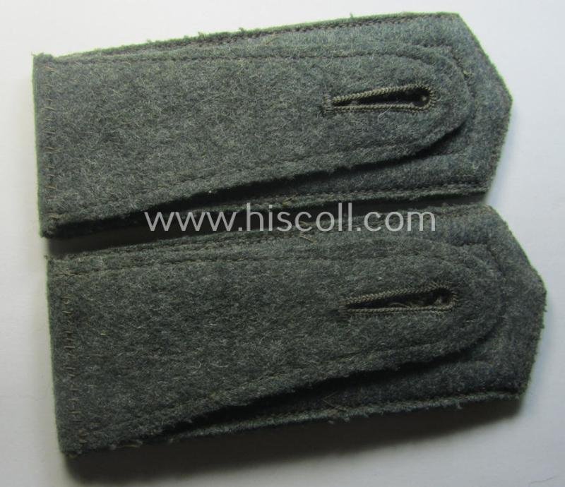 Pair of early-period- (ie. 'Reichswehr'-era- and/or 'pointed-styled'), WH (Heeres) 'cyphered' NCO-type shoulderstraps: 'Unteroffizier des Infanterie-Rgts. 4' — image 3