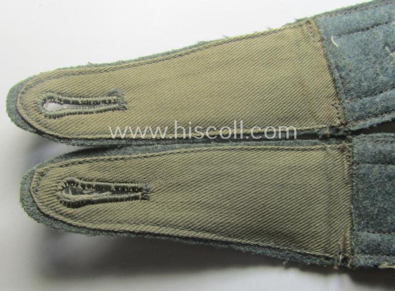 Pair of early-period- (ie. 'Reichswehr'-era- and/or 'pointed-styled'), WH (Heeres) 'cyphered' NCO-type shoulderstraps: 'Unteroffizier des Infanterie-Rgts. 4' — image 5