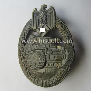'Panzerkampfabzeichen in Bronze' (or: bronze-class panzer assault-badge or PAB) being …