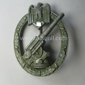 'Heeres-Flakkampf-Abzeichen' being a non-maker-marked- and/or zinc- (ie. 'Feinzink'-) based specimen …