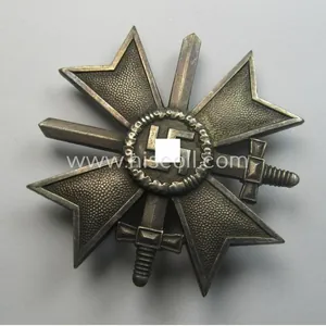 'Kriegsverdienstkreuz 1. Klasse mit Schwertern' as executed in typical, silverish-coloured …