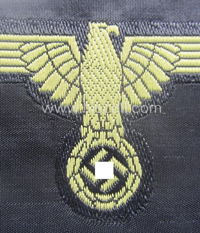 'SS' (ie. 'Waffen-SS') 'BeVo'-woven, EM- (ie. NCO-pattern) tropical-styled arm-eagle (ie. 'Tropen-Ärmeladler für Mannschaften u. Unterführer der Waffen-SS') — image 2