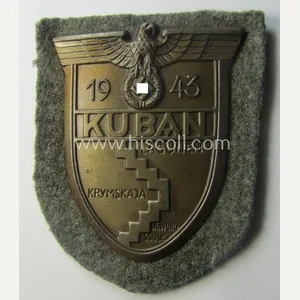 WH (Heeres ie. Waffen-SS) 'Kuban'-campaign-shield that comes mounted onto its …