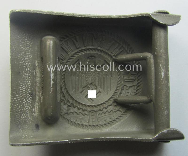 WH (Heeres) aluminium-based belt-buckle (ie. 'Koppelschloss für Uffz. u. Mannschaften des Heeres') — image 2