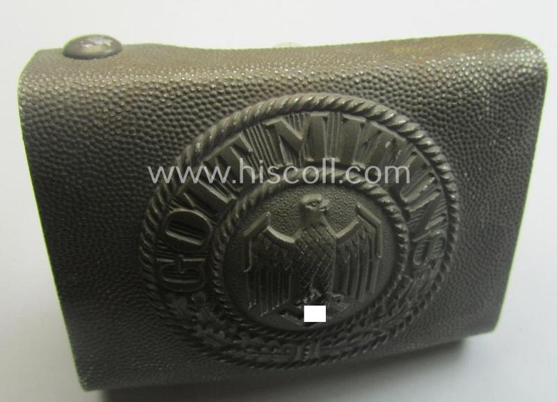 WH (Heeres) aluminium-based belt-buckle (ie. 'Koppelschloss für Uffz. u. Mannschaften des Heeres') — image 3