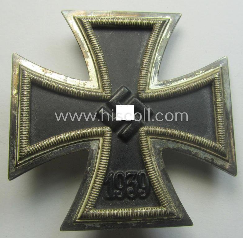 'Eisernes Kreuz 1. Klasse' (ie. Iron Cross 1st Class) being a maker- (ie. '26'-) marked example as was produced by the company: 'B.H. Mayer's Kunstprägeanstalt' — image 2