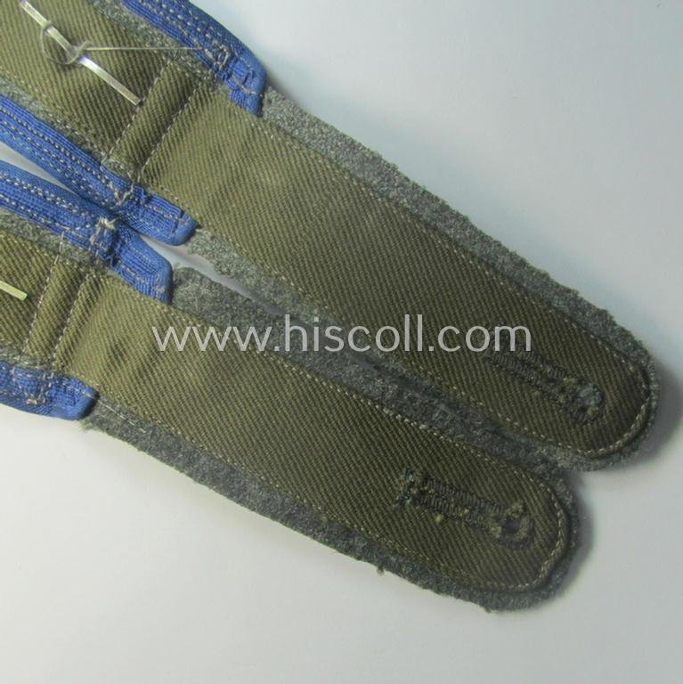 Pair of WH (Heeres) simplified- (ie. 'M44'-) pattern NCO-type shoulderstraps: 'Feldwebel eines Sanitäts-Abts. o. Rgts.' — image 5