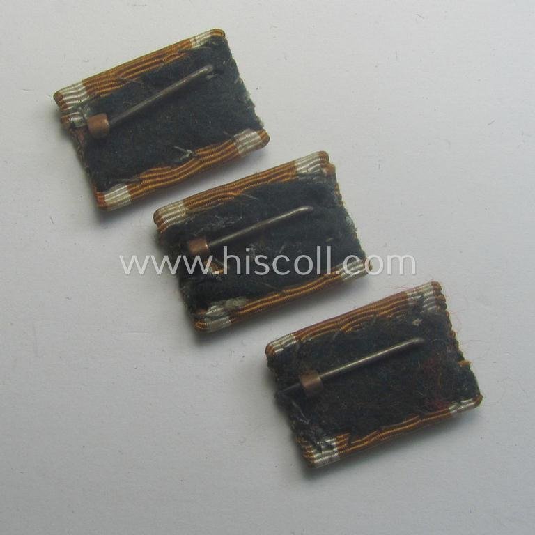 Single-pieced ribbon-bar (ie. 'Feld- o. Bandspange') as was intended for the: 'Deutsches Schutzwall Ehrenzeichen' (aka: 'Westwall'-medal) — image 3