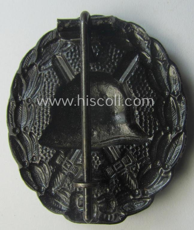 WWI-pattern black-class wound-badge (ie.: 'Verwundeten Abz. in Schwarz') — image 2