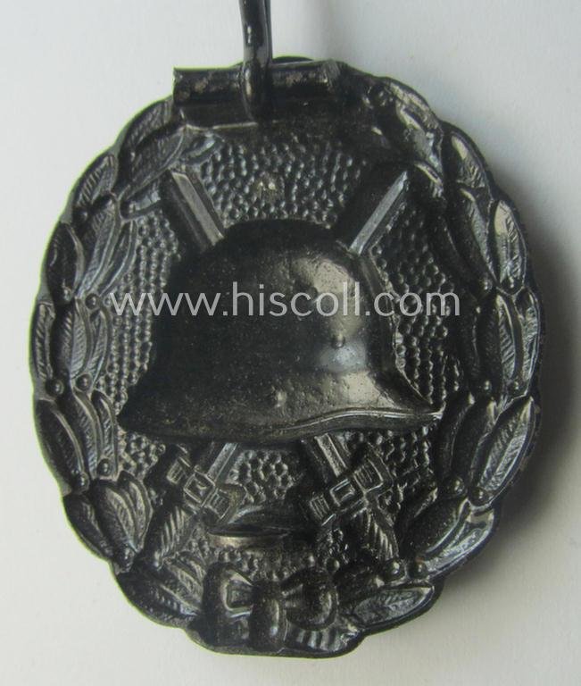 WWI-pattern black-class wound-badge (ie.: 'Verwundeten Abz. in Schwarz') — image 3