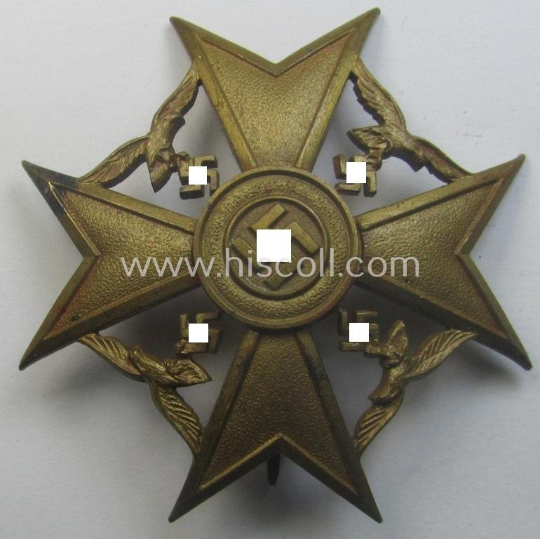 Superb - and actually fairly scarcely encountered! - 'Spanienkreuz ohne Schwerten in Bronze' being a neat non-maker-marked example that was produced by a to date still unidentified maker — image 2