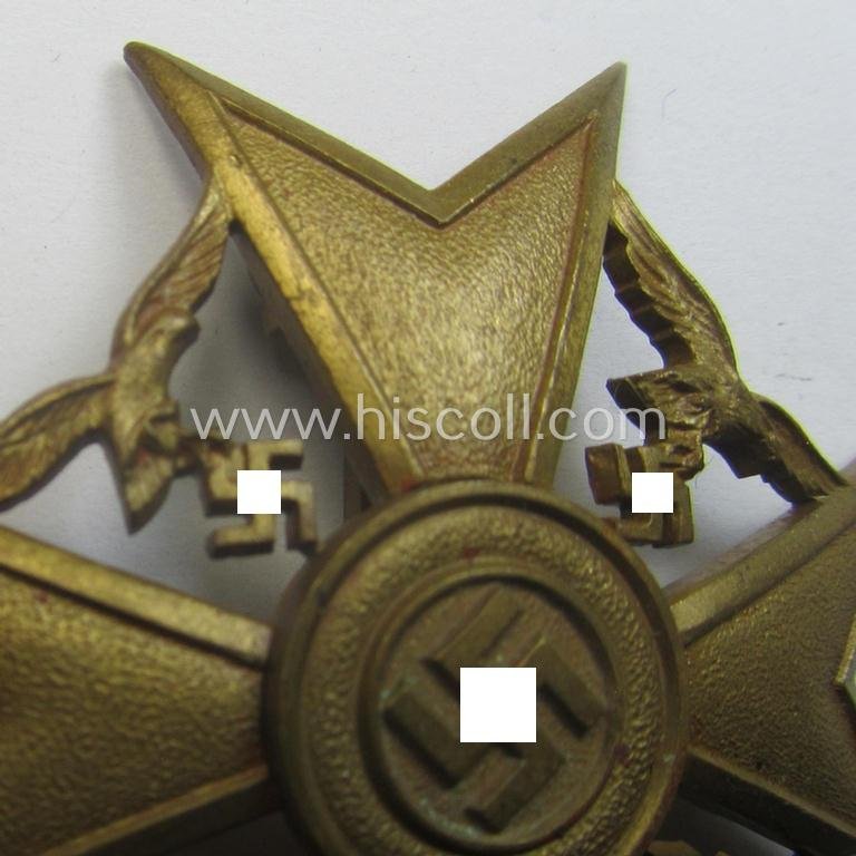 Superb - and actually fairly scarcely encountered! - 'Spanienkreuz ohne Schwerten in Bronze' being a neat non-maker-marked example that was produced by a to date still unidentified maker — image 3