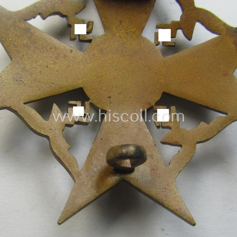 Superb - and actually fairly scarcely encountered! - 'Spanienkreuz ohne Schwerten in Bronze' being a neat non-maker-marked example that was produced by a to date still unidentified maker — image 6