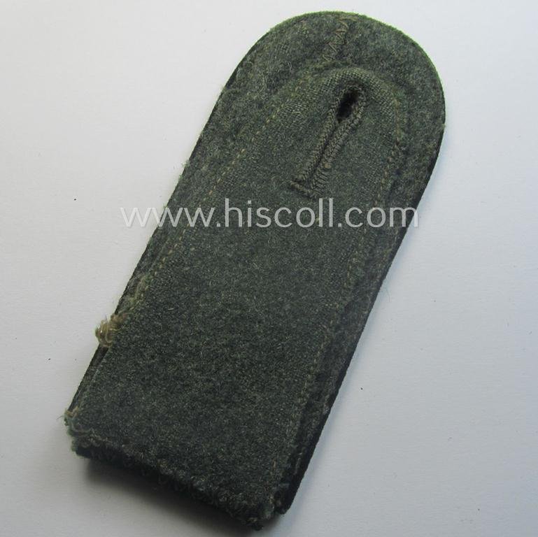 Single, early-period (ie. 'M40-pattern and/or rounded-styled), WH (Heeres) 'cyphered', EM-type shoulderstrap as was intended for a: 'Soldat u. Mitglied des Pionier-Lehr-Rgts. 2' — image 3