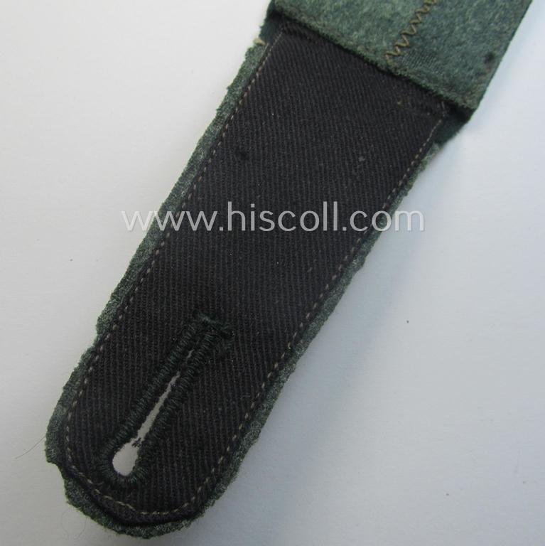 Single, early-period (ie. 'M36-pattern and/or pointed-styled), WH (Heeres) 'cyphered', EM-type shoulderstrap as was intended for a: 'Soldat des Panzer-Aufklärungs-Abtlgs. 6' — image 5