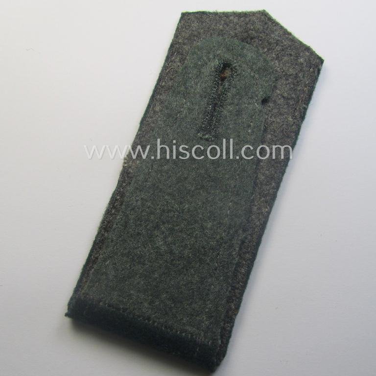 Single, early-period (ie. 'M36-pattern and/or pointed-styled), WH (Heeres) 'cyphered', EM-type shoulderstrap as was intended for a: 'Soldat des Kradschützen-Bataillons 1 der Pz.- u. Inf.-Div.' — image 3