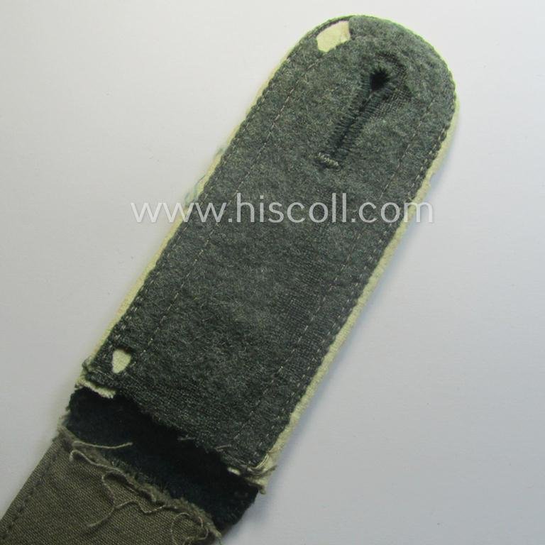 Single - and actually not that often seen! - WH (Heeres) NCO-type (ie. 'M36-/M40'-pattern- and 'pointed styled') 'cyphered' shoulderstrap as was intended for usage by an: 'Uffz. des Infanterie-Rgts. 47' — image 4