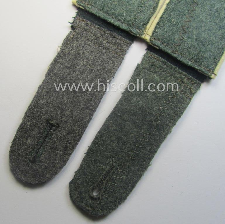 Pair of WH (Heeres) neatly 'cyphered', EM-type shoulderstraps: 'Soldat des Infanterie-Rgts. 33' — image 5