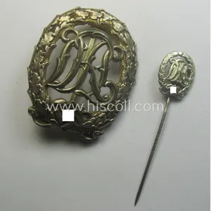 'Reichssportabzeichen DRL in Silber' (or: silver-class DRL sports'-badge) being a …