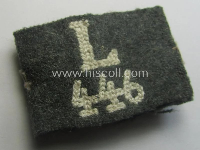 Pair of WH (Heeres) 'Infanterie'-related 'Schulterstück-Überschuben': 'Soldat des Landesschützen-Batalions 446' — image 4
