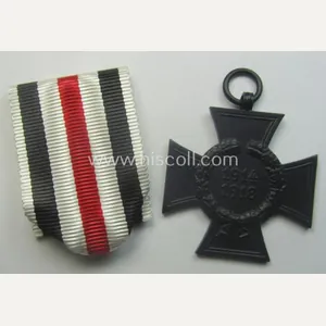 WWI-period: 'Ehrenkreuz für Witwen und Waisen 1914-18' being a nicely …