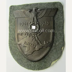 WH (Heeres ie. Waffen-SS) 'Krim'-campaign-shield (as was produced by a …