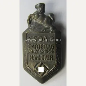 N.S.D.A.P.-related 'tinnie' (ie. 'Tagungs- o. Veranstaltungsabzeichen'-) being a maker- (ie. …