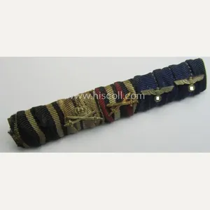 Attractive, 5-pieced WH 'Feld- o. Bandspange' showing resp. the ribbons …