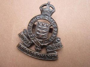 A nicely bronze made RAOC (Royal Army Ordnance Corps) Officers …