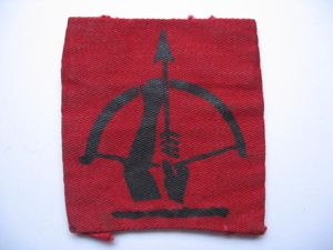 WW2 British printed Anti-Aircraft Command divisional sign